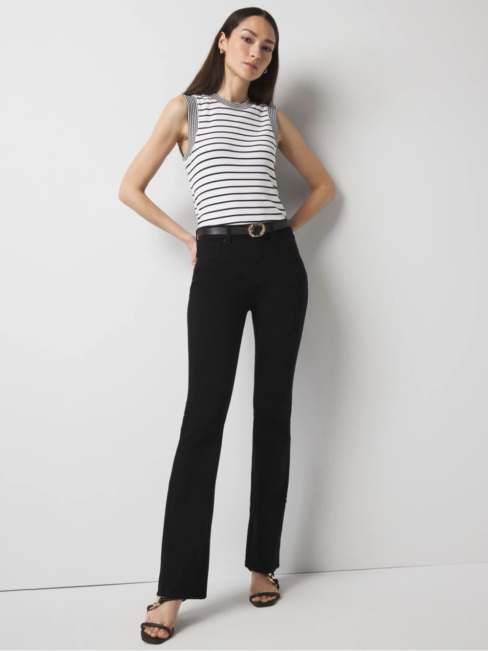 White House Black Market The Skinny Bootcut Flare Pants - Size 8